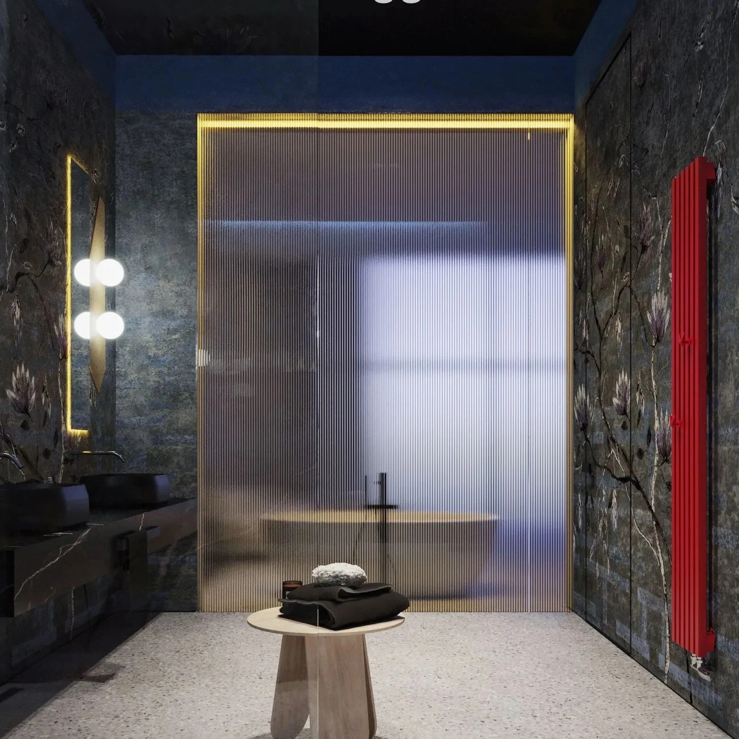 Дизайн интерьера ванной комнаты, г. Москва