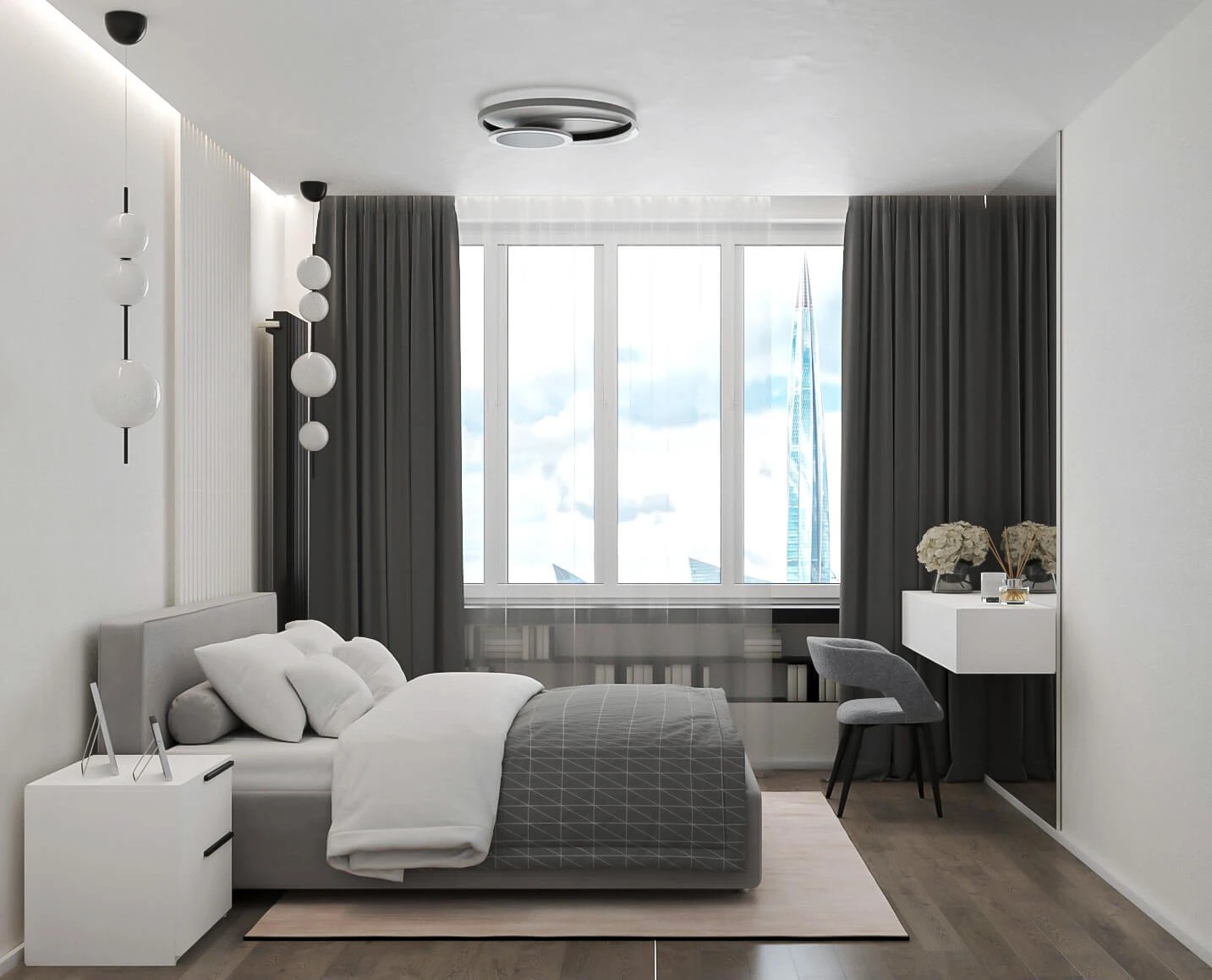 СПАЛЬНЯ И САНУЗЕЛ НА ЛЫЖНОМ