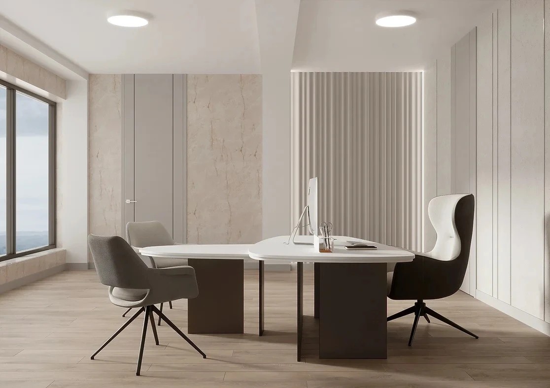 Кабинет с видом на Волгу