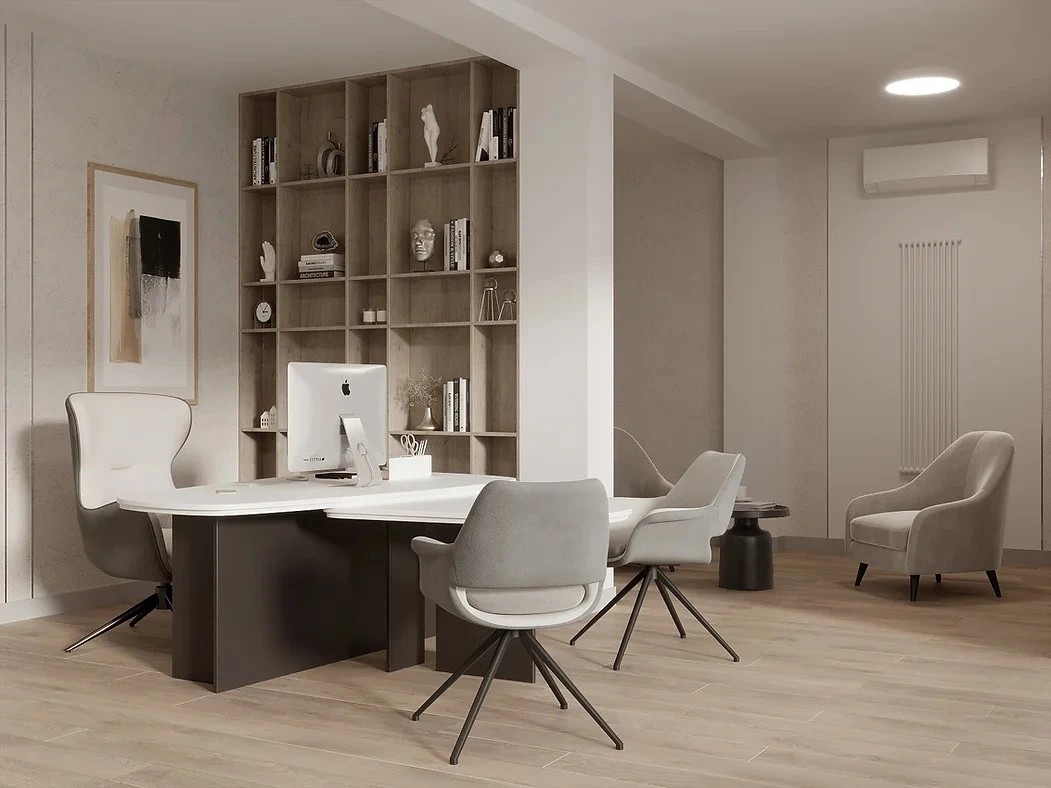 Кабинет с видом на Волгу