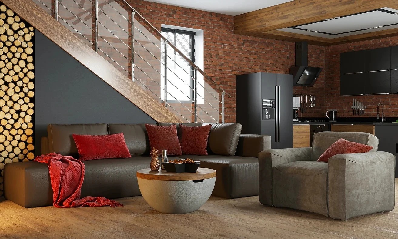 Обеденный зал в частной бане