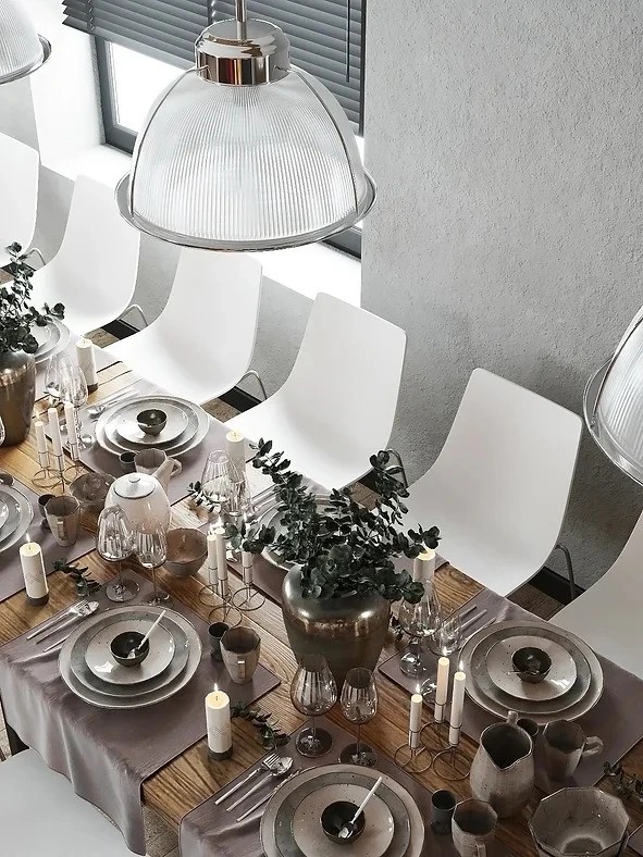 Обеденный зал в частной бане