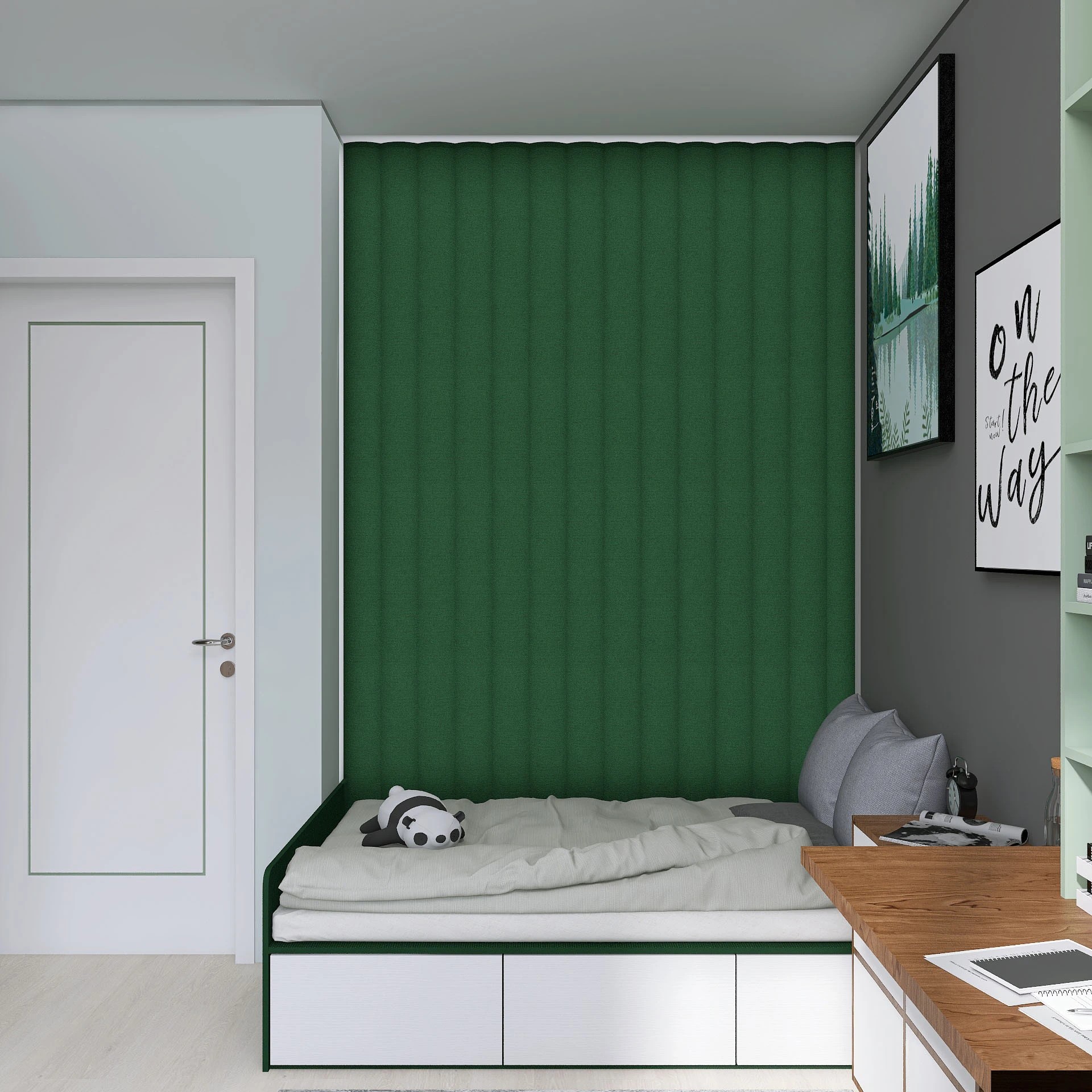 Визуализация квартиры-студии