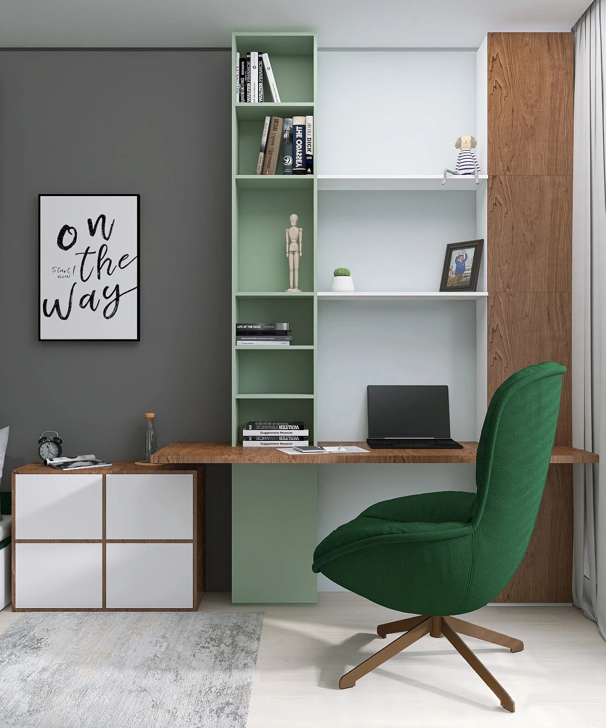 Визуализация квартиры-студии