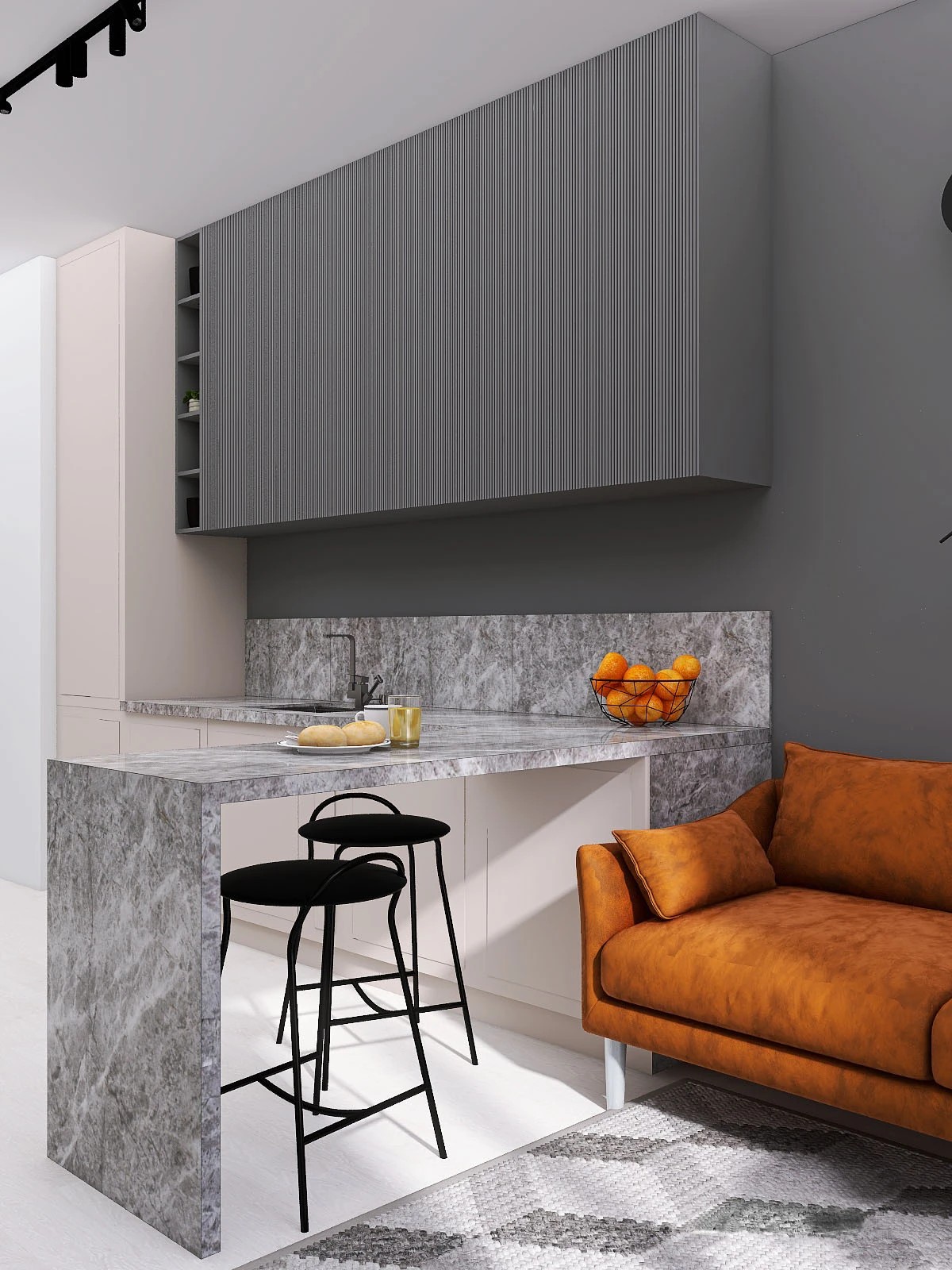 Визуализация квартиры-студии