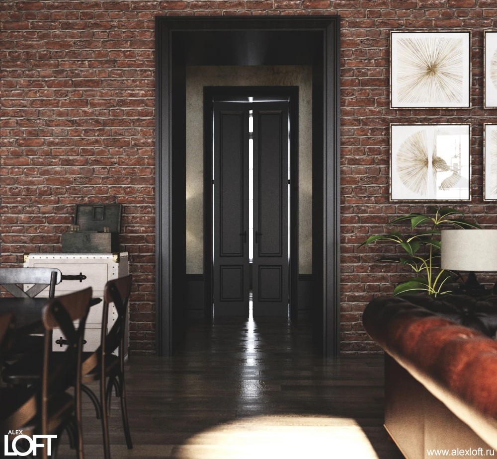 Элитный лофт интерьер в Петербурге