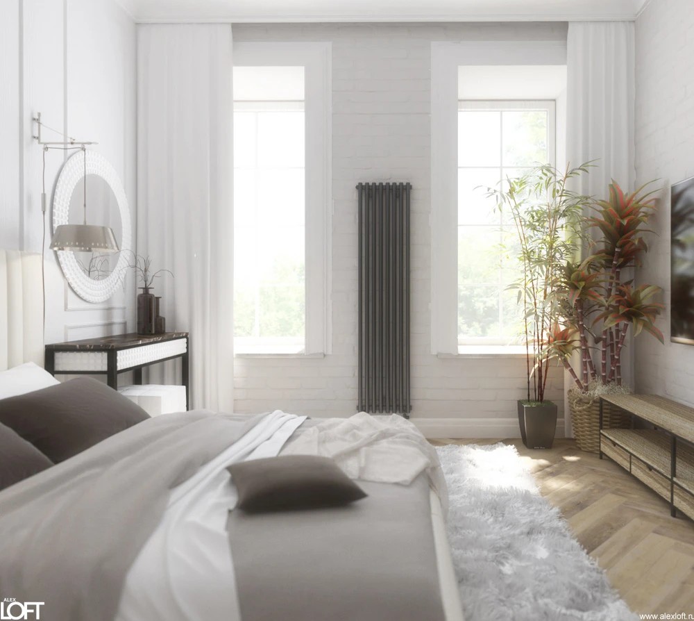 Белоснежная классика и минимализм в интерьере квартиры