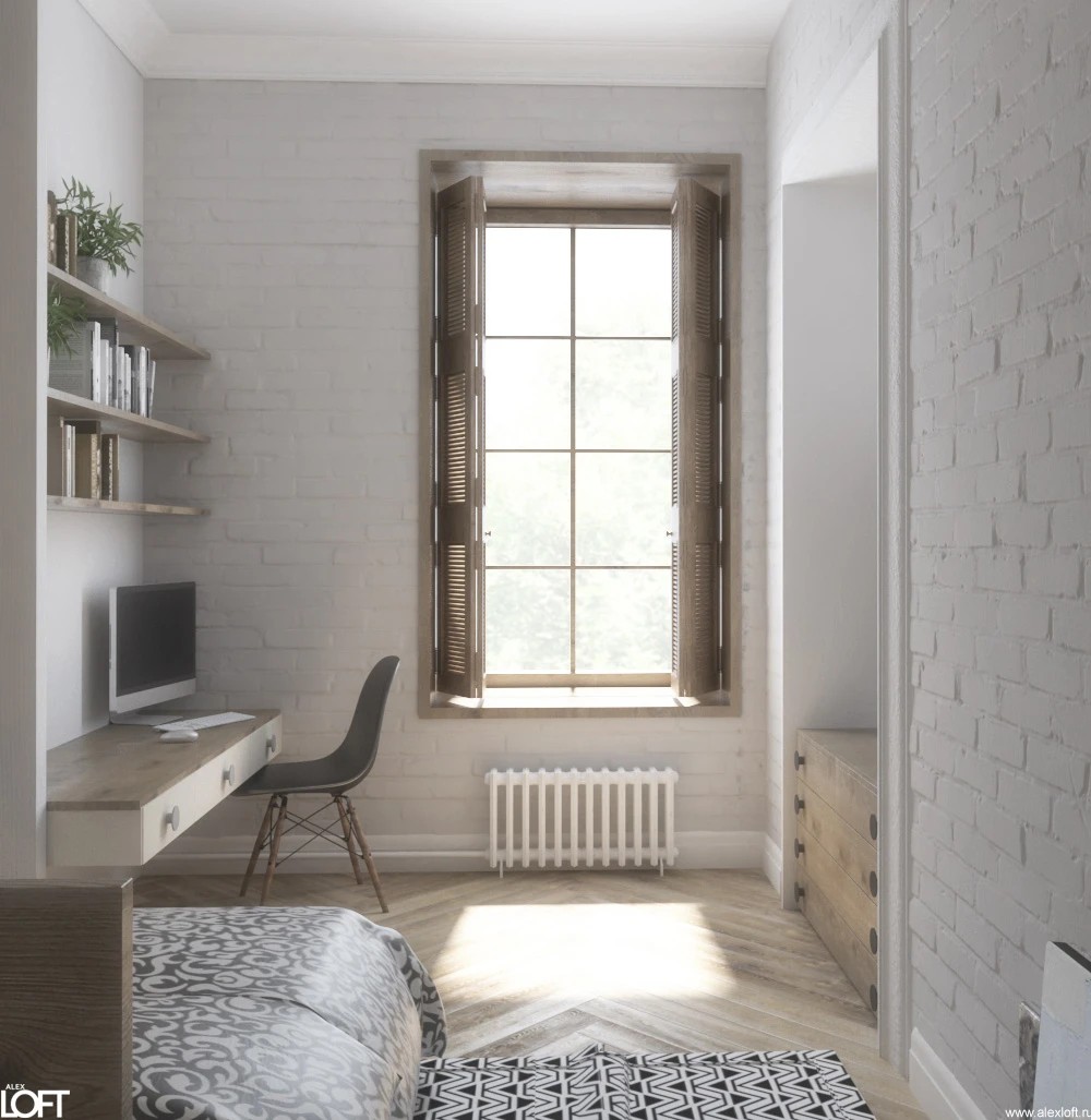 Белоснежная классика и минимализм в интерьере квартиры