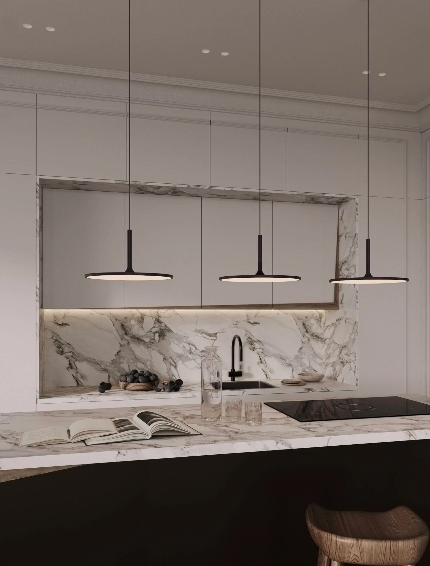 Детальная проработка нестандартной корпусной мебели