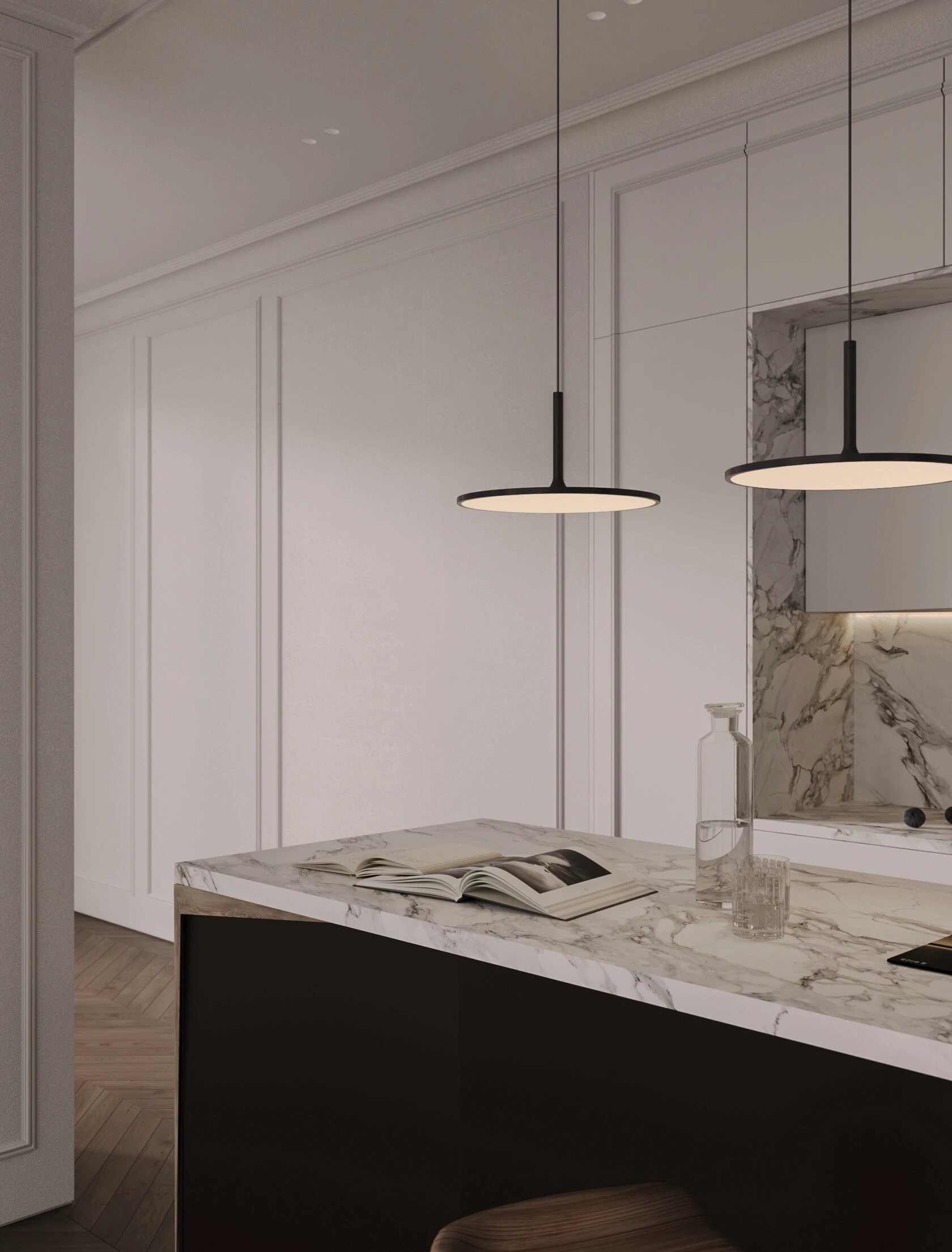 Детальная проработка нестандартной корпусной мебели