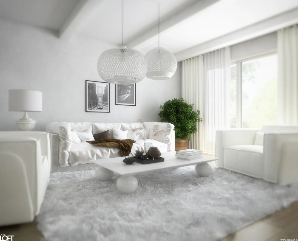 Дизайн интерьера загородного дома в скандинавском стиле