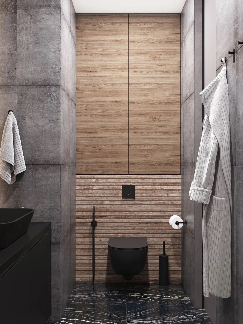 Визуализации санузла в квартире на Петровском острове