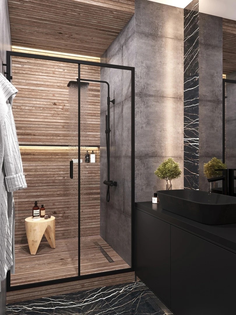 Визуализации санузла в квартире на Петровском острове