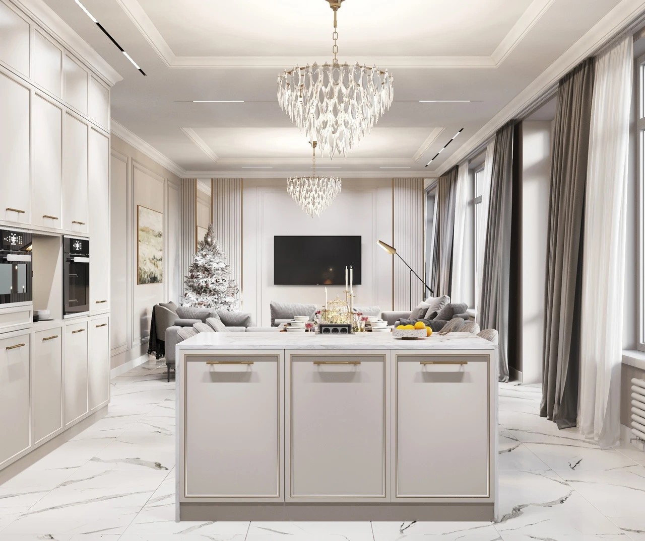 Кухня - гостиная