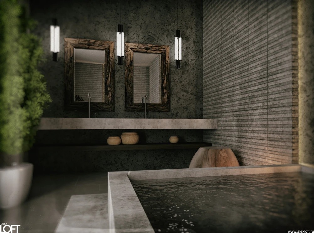 Современный и уютный интерьер двухэтажного дома