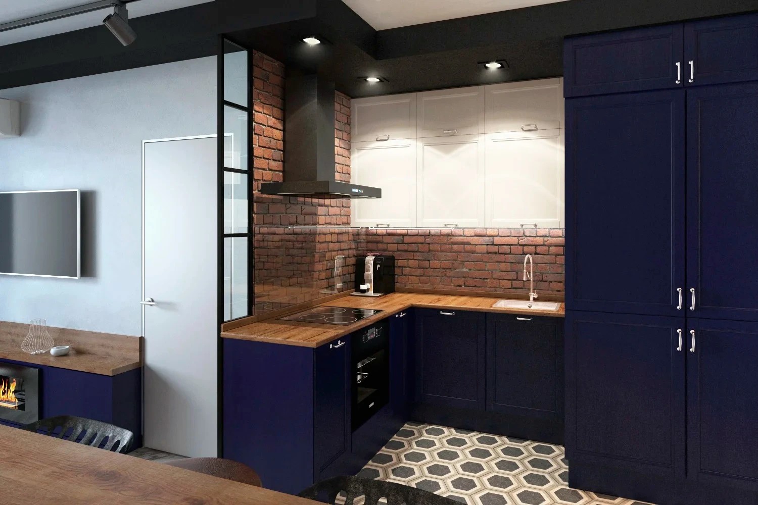 Кухня-гостиная