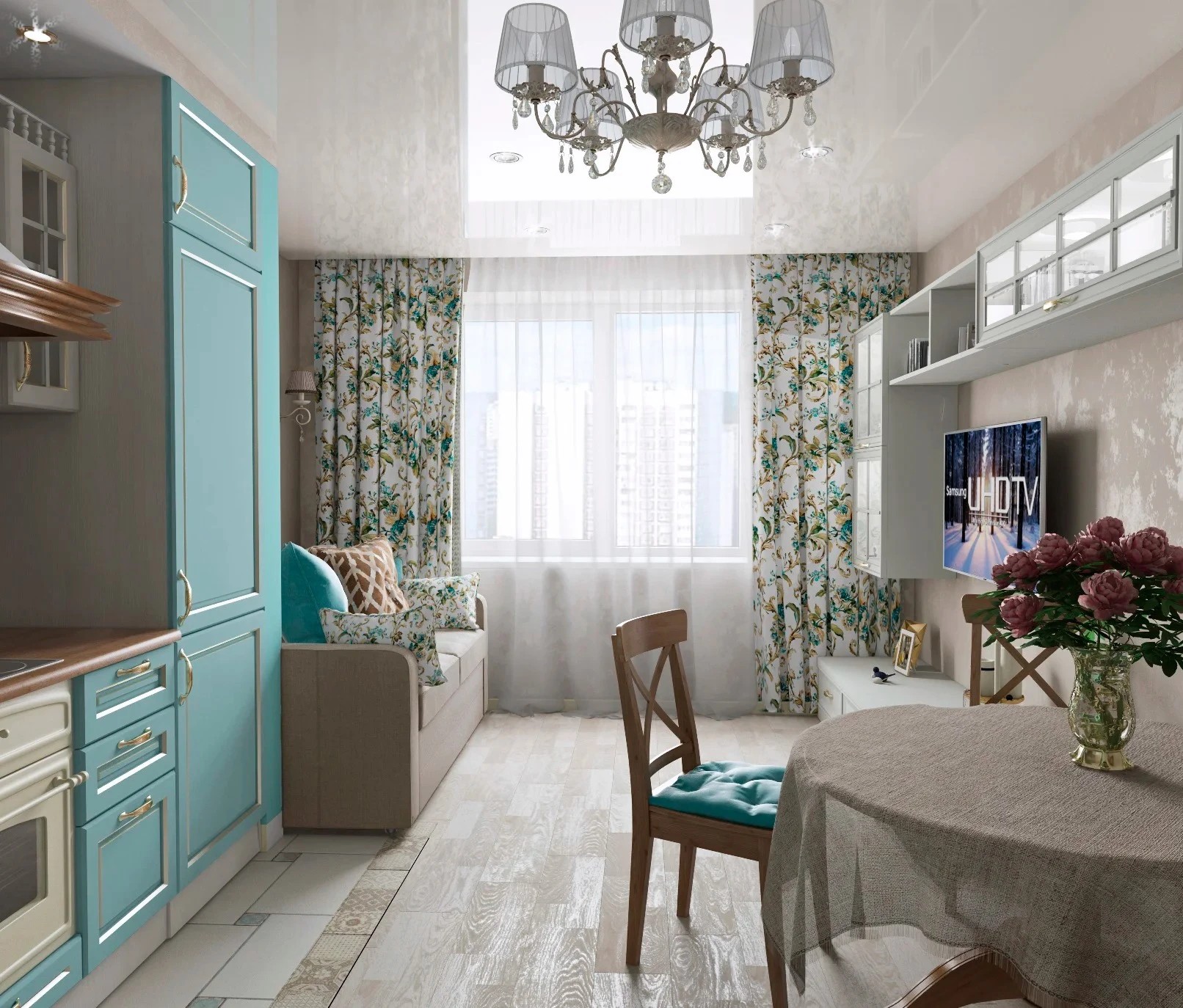 Кухня-гостиная