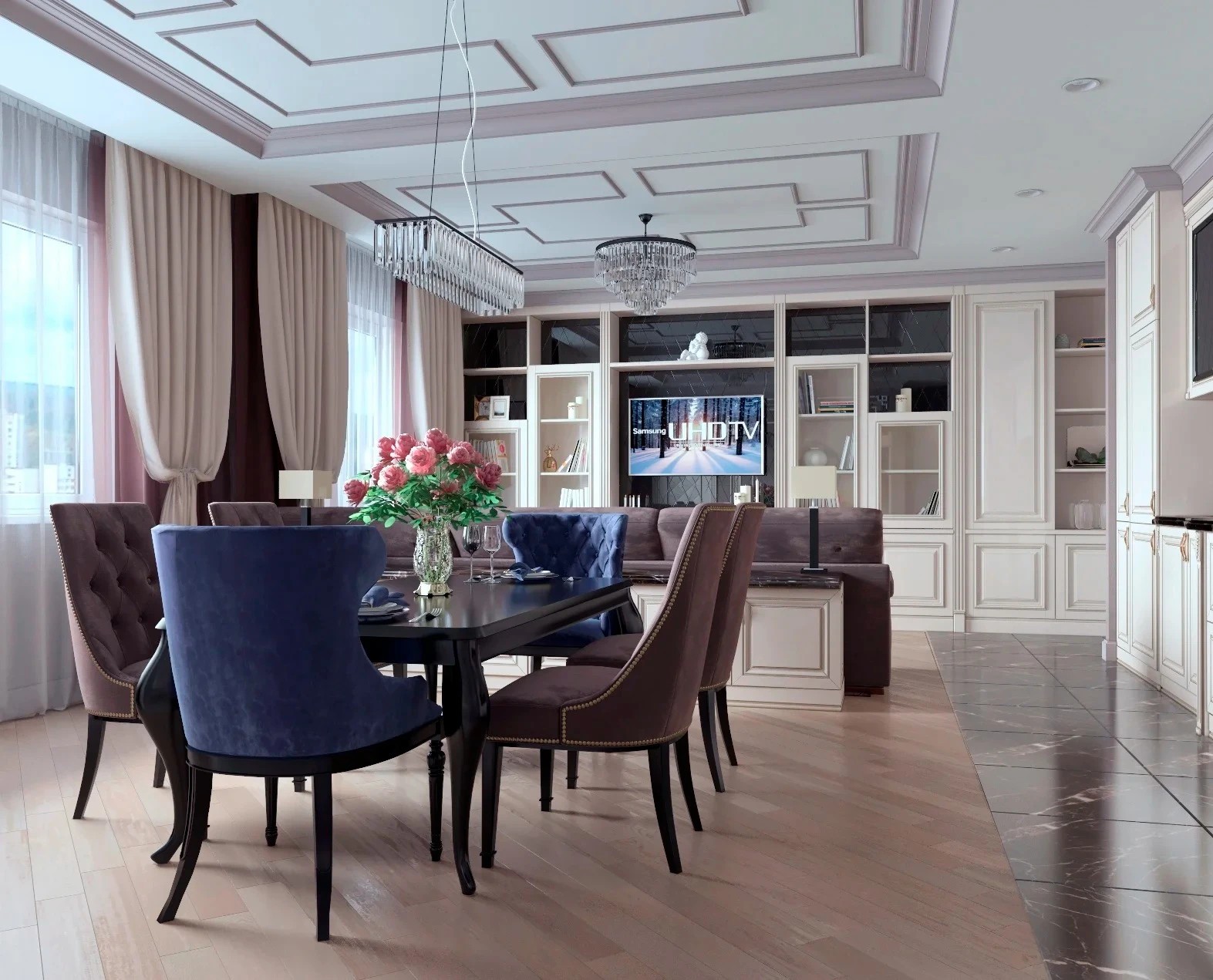 Кухня-гостиная