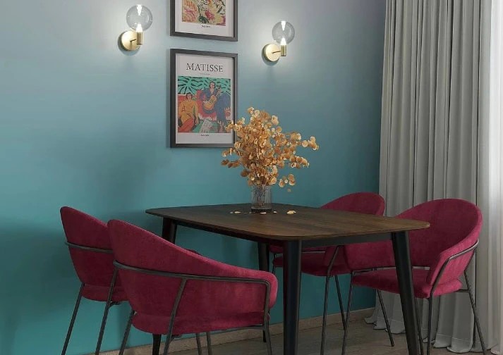 Дизайн кухни в ярких красках