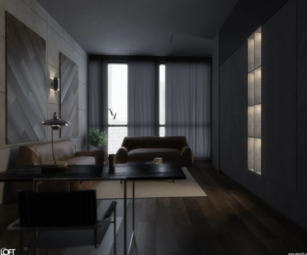 Москва – сити, современная квартира в облаках