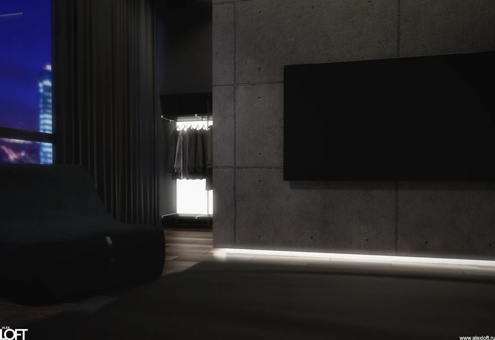 Москва – сити, современная квартира в облаках