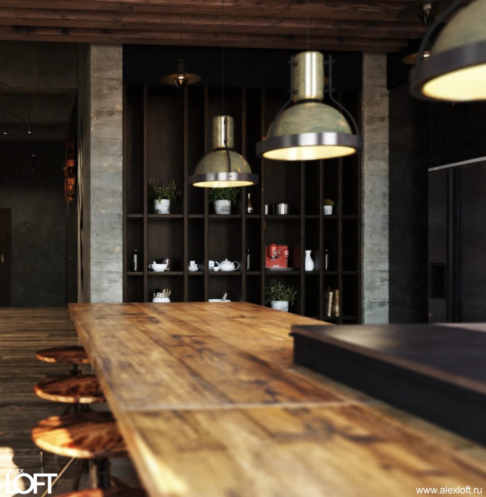 Лофт интерьер в Челябинске