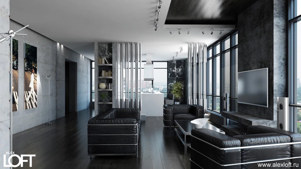 Дизайн интерьера квартиры в стиле хай-тек