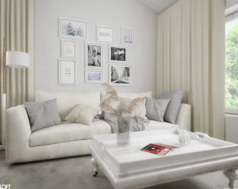 Дизайн интерьера в каркасном доме