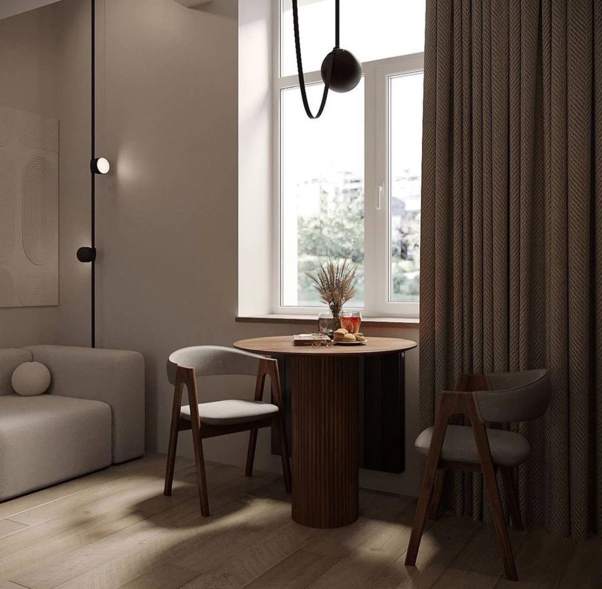 Студия с антресольным этажом