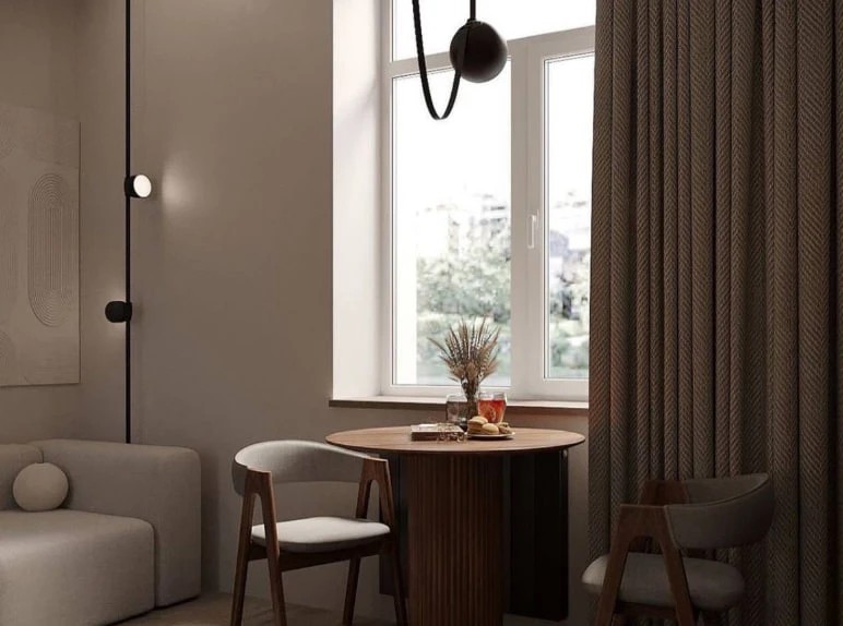 Студия с антресольным этажом