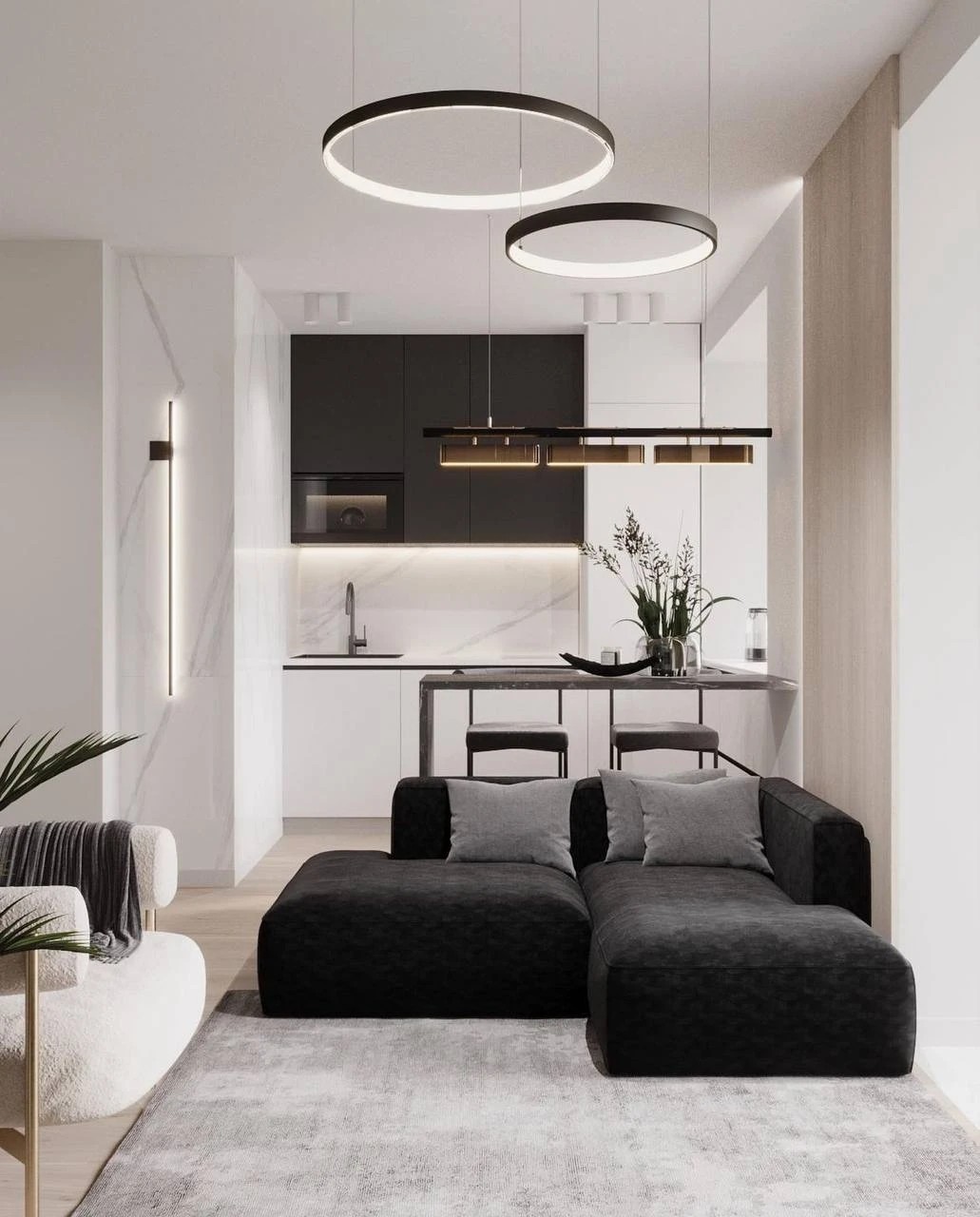 Кухня-Гостиная-Спальня в Ростовской квартире