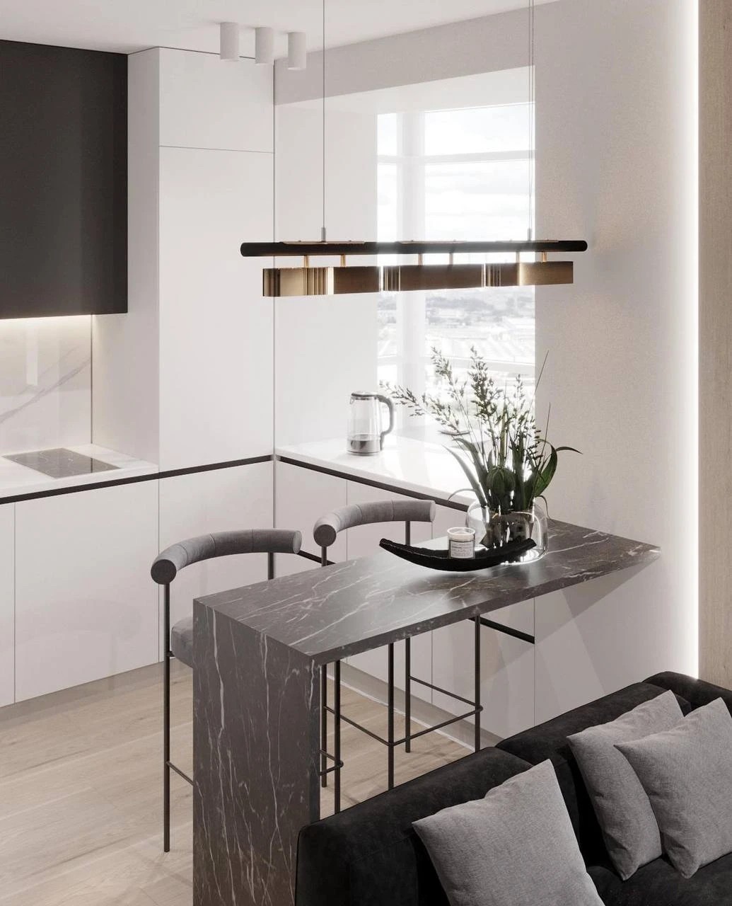 Кухня-Гостиная-Спальня в Ростовской квартире