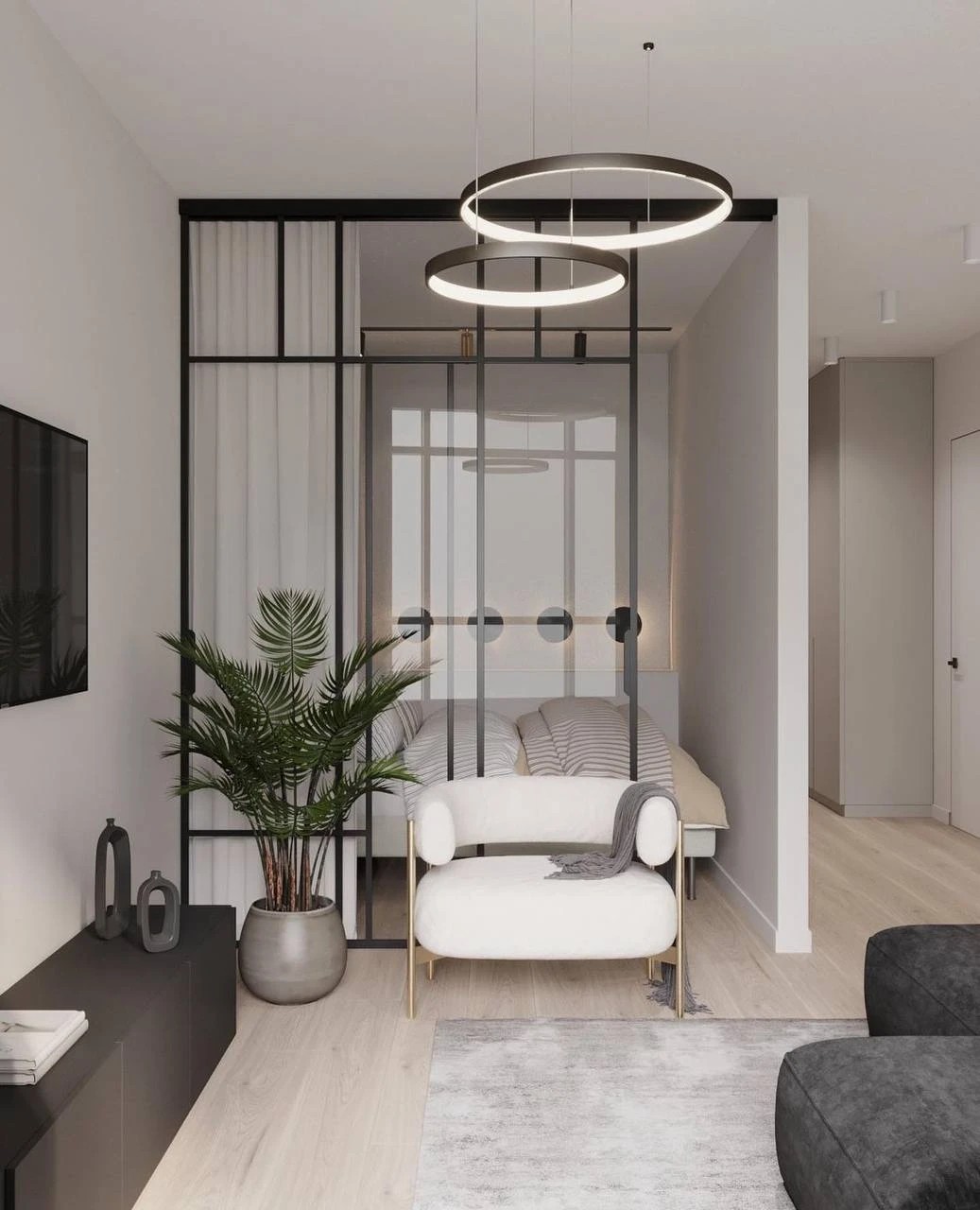 Кухня-Гостиная-Спальня в Ростовской квартире