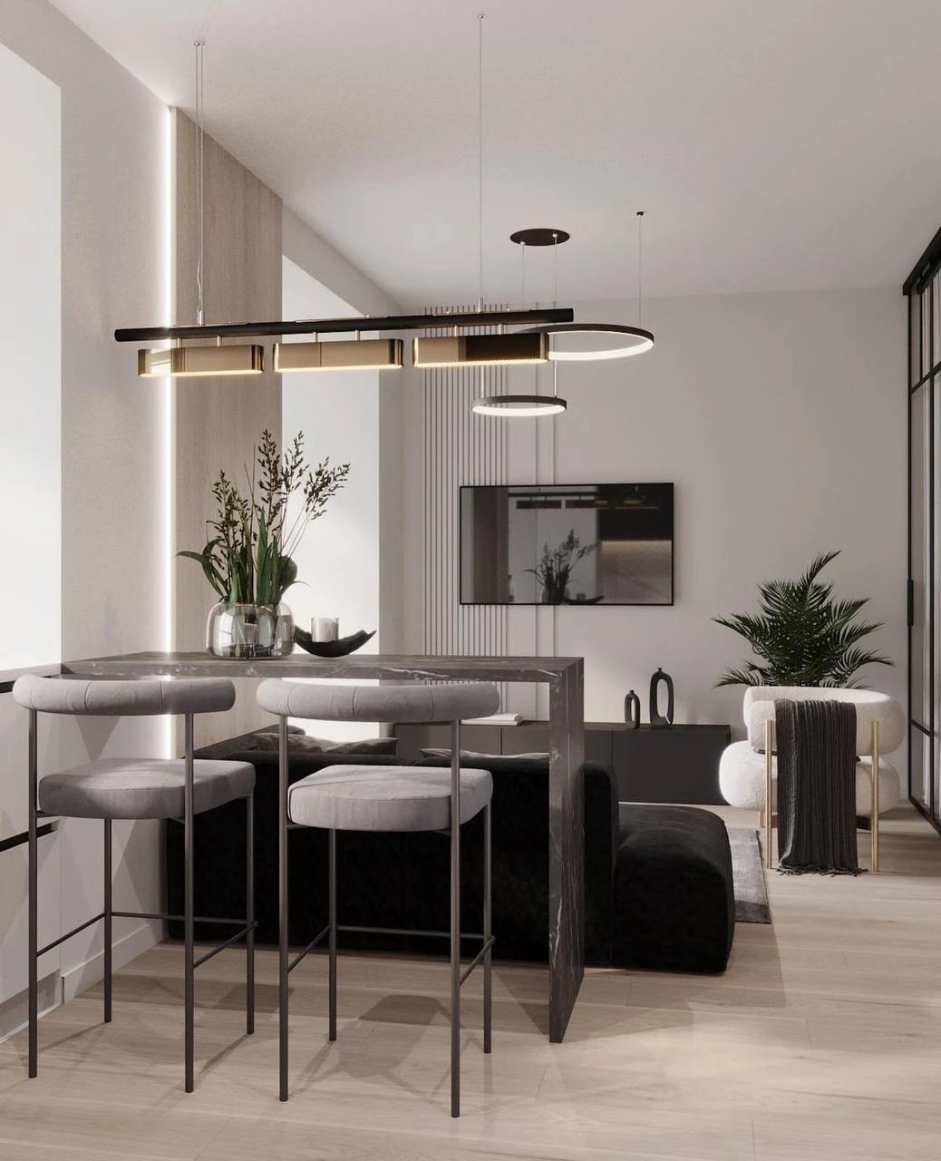 Кухня-Гостиная-Спальня в Ростовской квартире