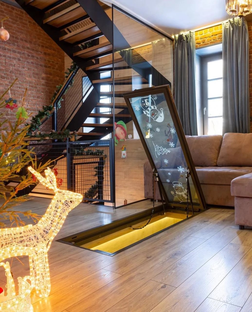 3-х этажная квартира в стиле лофт