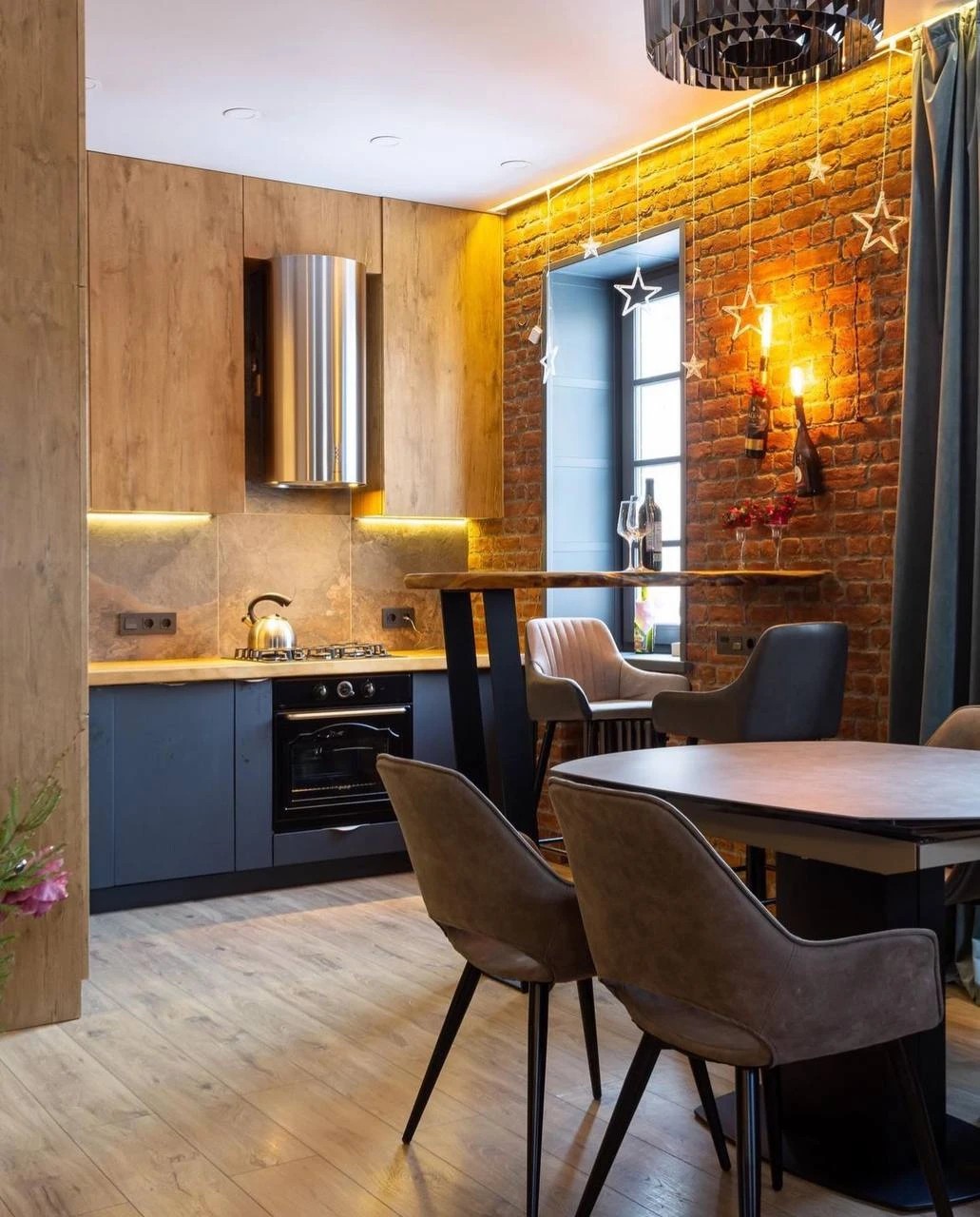 3-х этажная квартира в стиле лофт