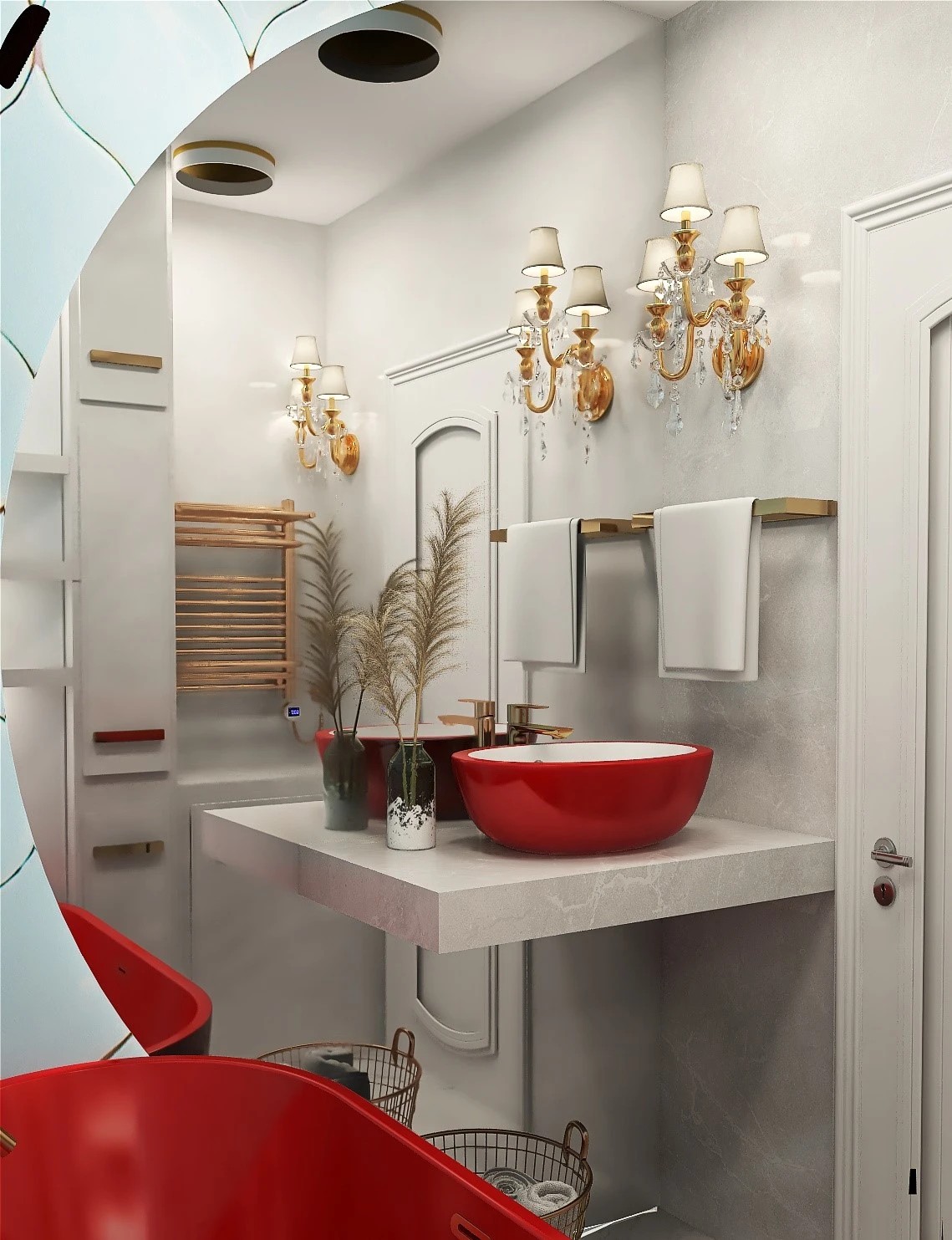 Картины в ванной комнате