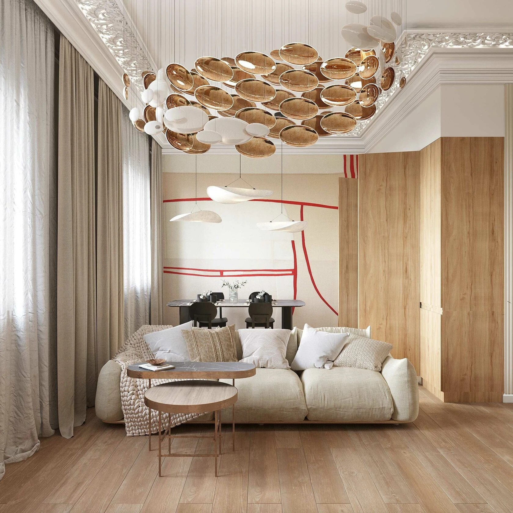 КВАРТИРА В СТИЛЕ ФРАНЦУЗСКОГО ОТЕЛЯ В ИСТОРИЧЕСКОМ ЦЕНТРЕ МОСКВЫ