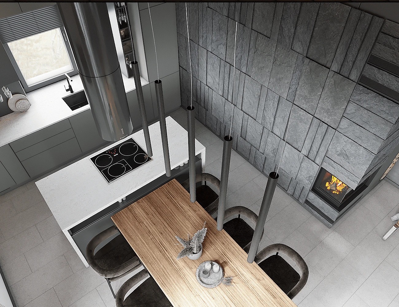 Дизайн дома в стиле ЭКО минимализм. КП Ладога-1