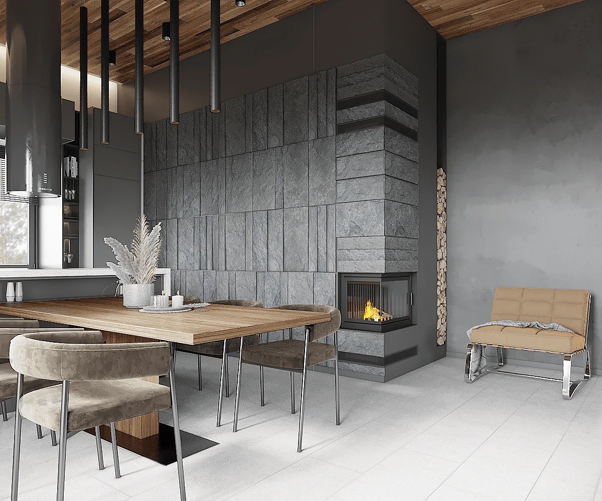 Дизайн дома в стиле ЭКО минимализм. КП Ладога-1