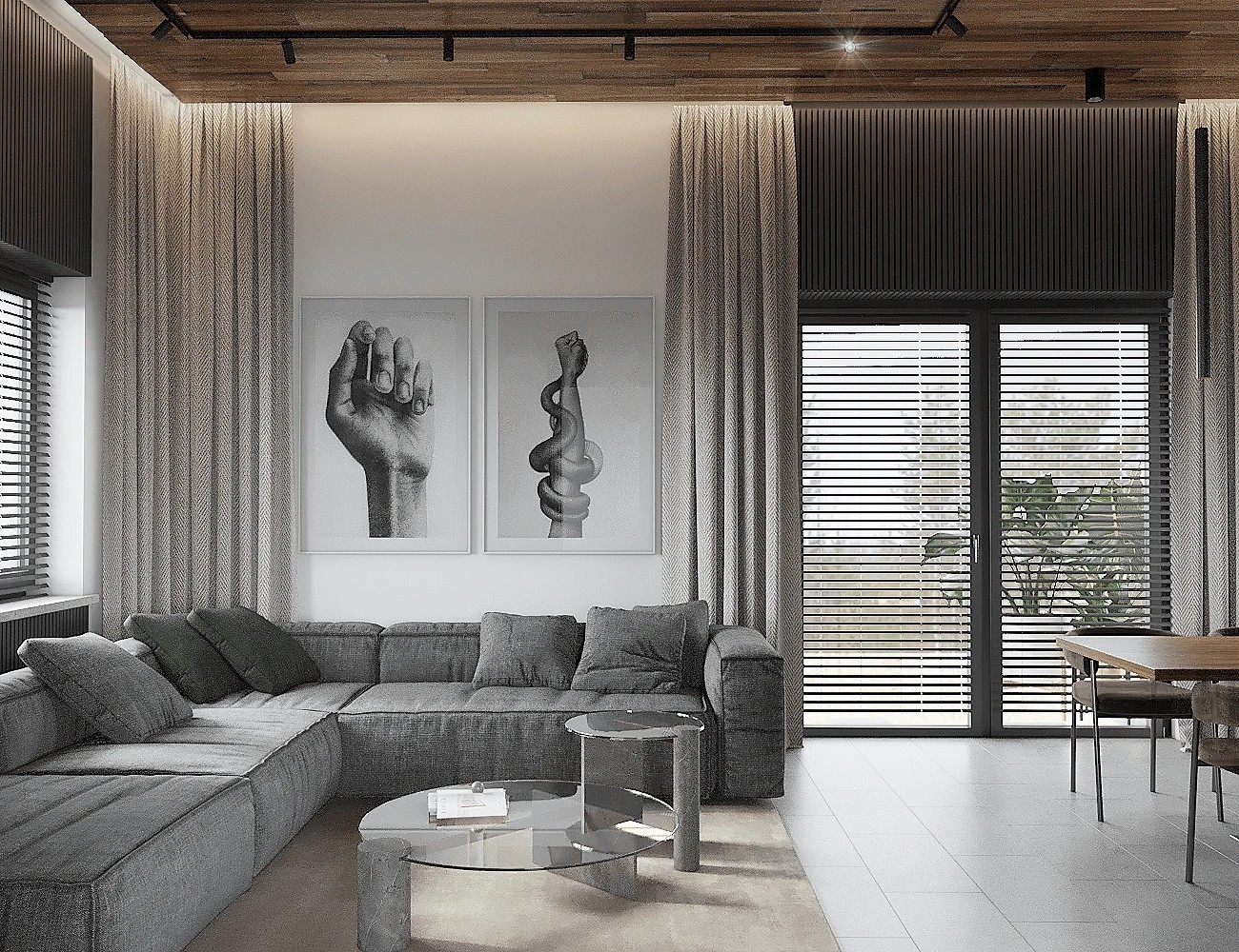 Дизайн дома в стиле ЭКО минимализм. КП Ладога-1