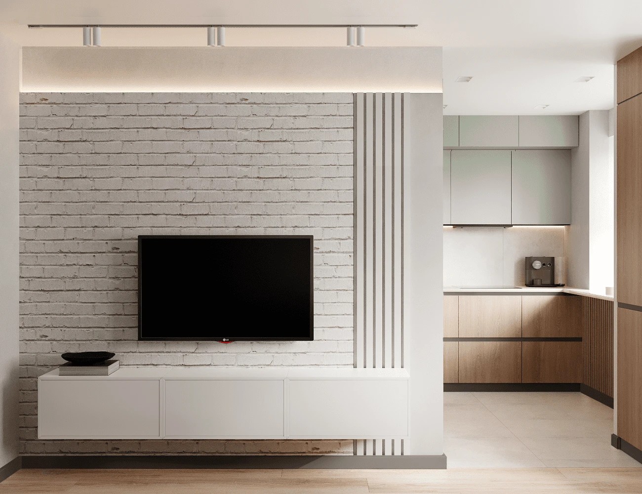 Квартира в светлом минималистичном Эко дизайне