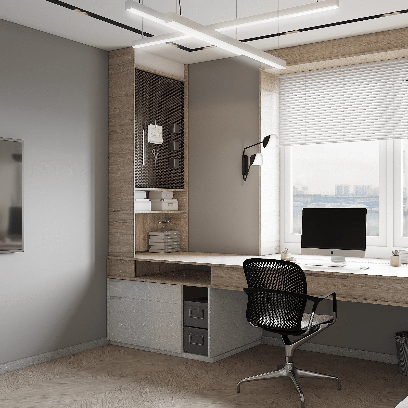 Эклектика в дизайне квартиры ЖК Князь А. Невский