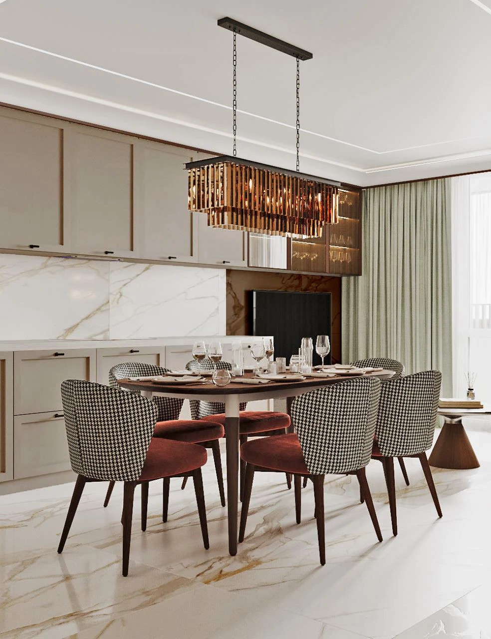 Дизайн трехкомнатной квартиры в ЖК Облака на Лесной