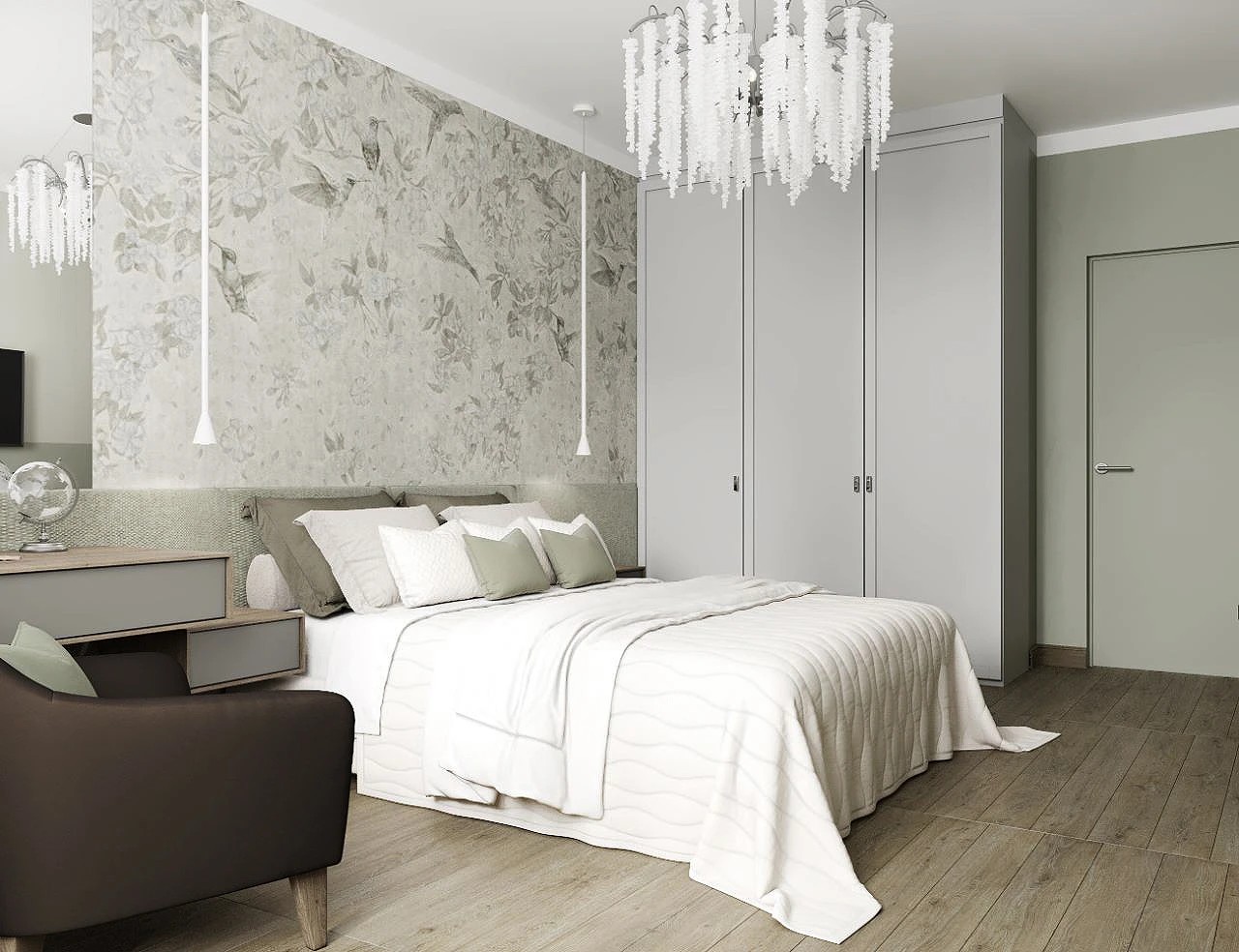 Дизайн трехкомнатной квартиры в ЖК Облака на Лесной