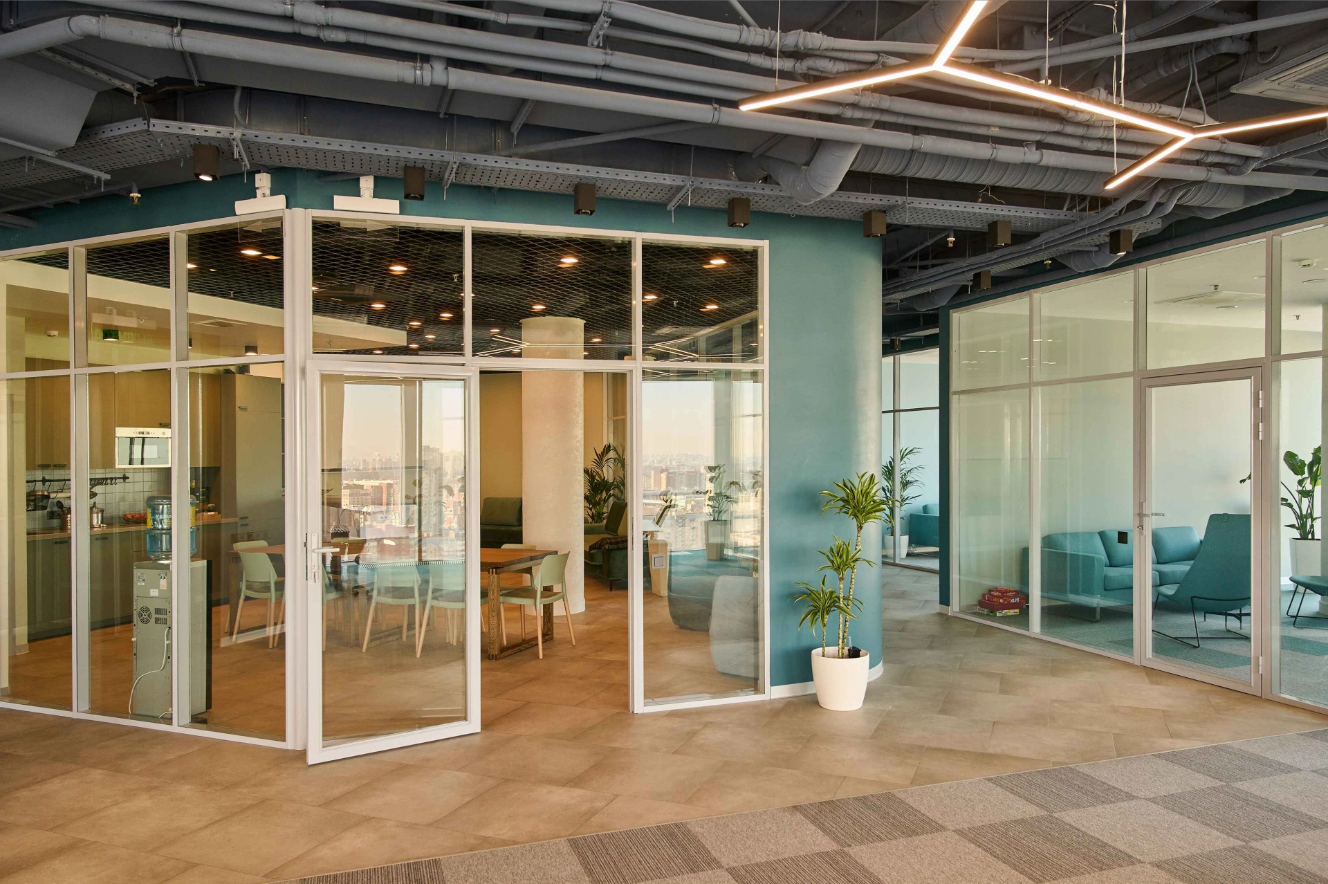 Офис с видом на Финский залив для IT компании