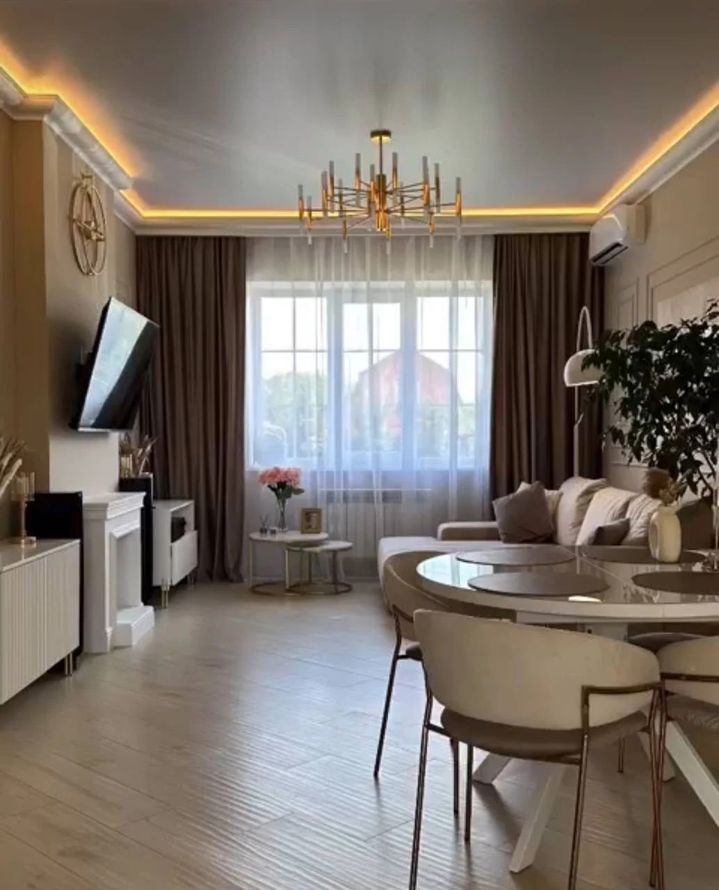 Перевоплащение кухни гостиной