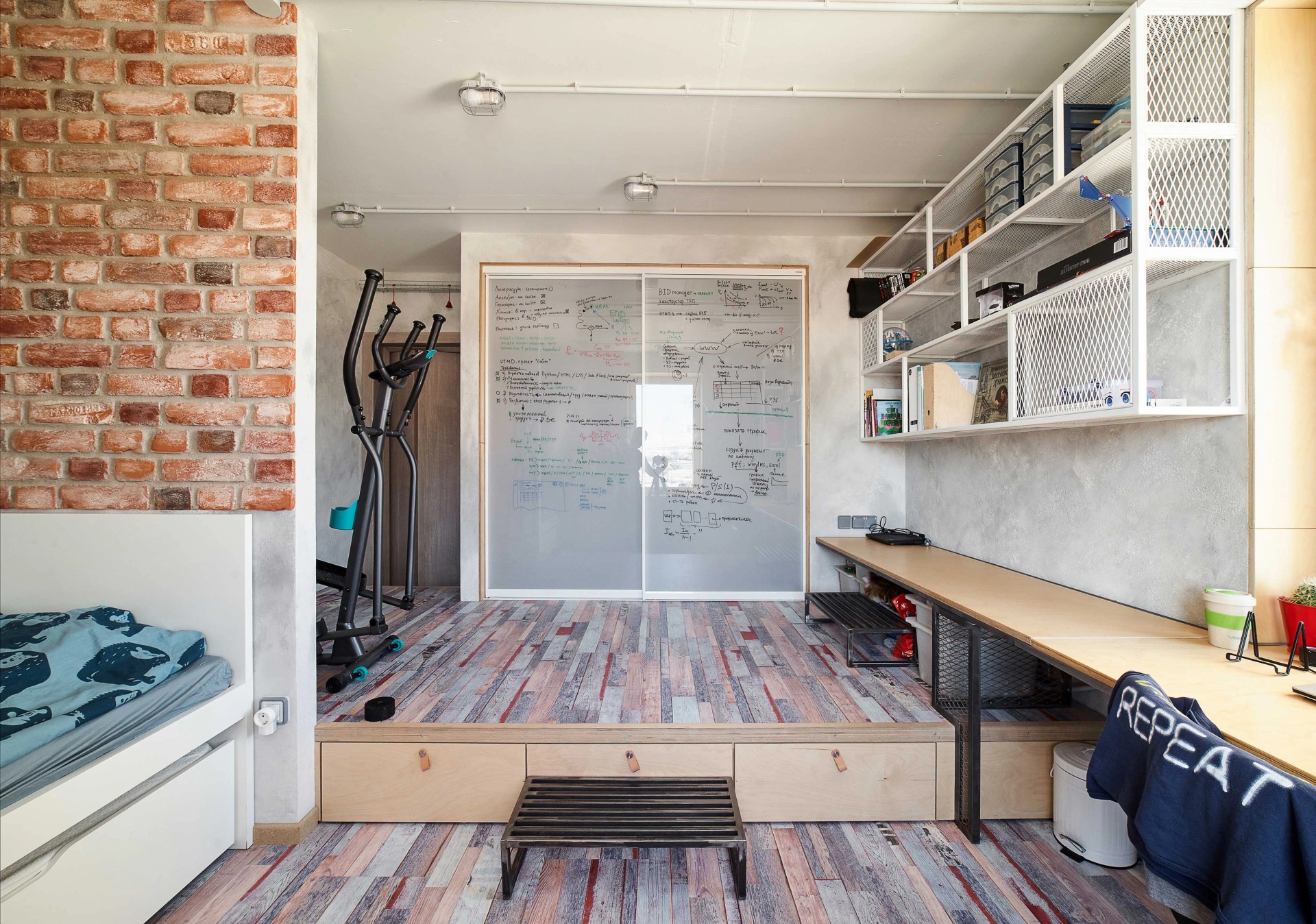 Квартира в индустриальном стиле