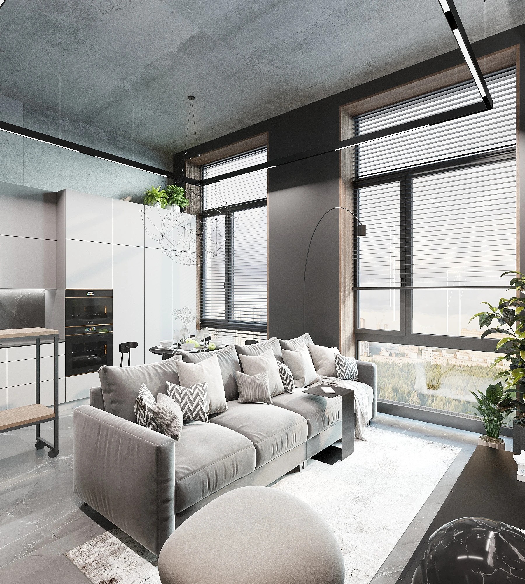 Квартира в новостройке со вторыйм уровнем