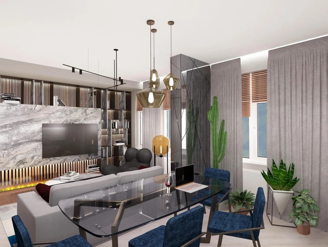 Квартира с элементами АР-ДЕКО